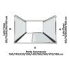 Box doccia tre lati centro parete con porta scorrevole per arredo bagno, vista aggiuntiva 2, PSCQUICK Tamanaco – Tuttidea