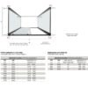 Box doccia tre lati centro parete con porta scorrevole per arredo bagno, vista aggiuntiva 2, PSCRAPID Tamanaco – Tuttidea