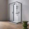 Box doccia tre lati centro parete con porte scorrevoli per arredo bagno, vista principale, Rapid Tamanaco – Tuttidea
