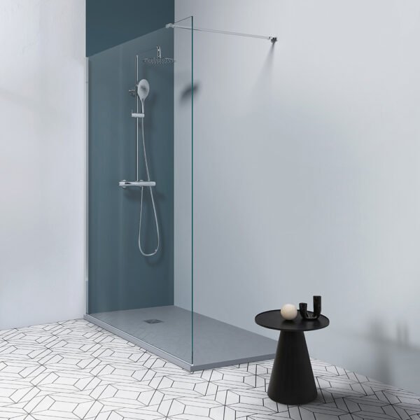 parete doccia walk in per arredo bagno, vista principale, N8PAR53 Tamanaco – Tuttidea