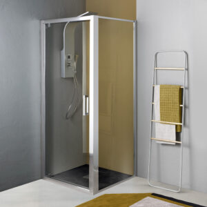 Box doccia Angolare porta battente vetro temperato da 6mm Collezione FPB40 Tamanaco