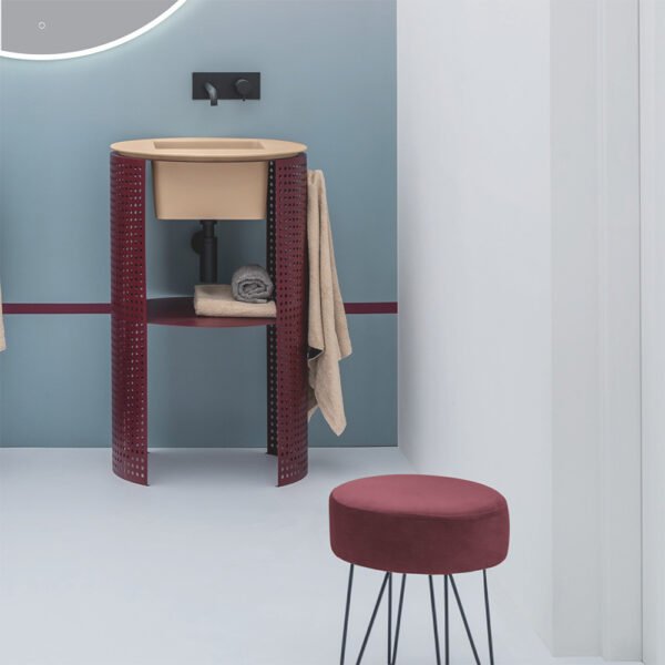 Mobile bagno a terra con lavabo quadrato Skyland AXA Ceramica per arredo bagno – Tuttidea