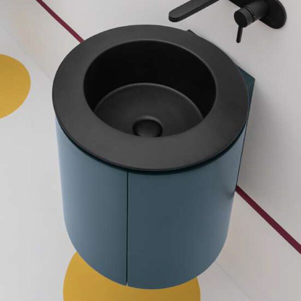 Mobile bagno sospeso con lavabo in ceramica Skyland AXA Ceramica per arredo bagno – Tuttidea