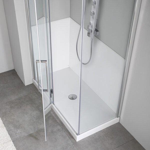 Pannello di rivestimento per piatti doccia in acrilico Tamanaco, vista principale, per arredo bagno – Tuttidea