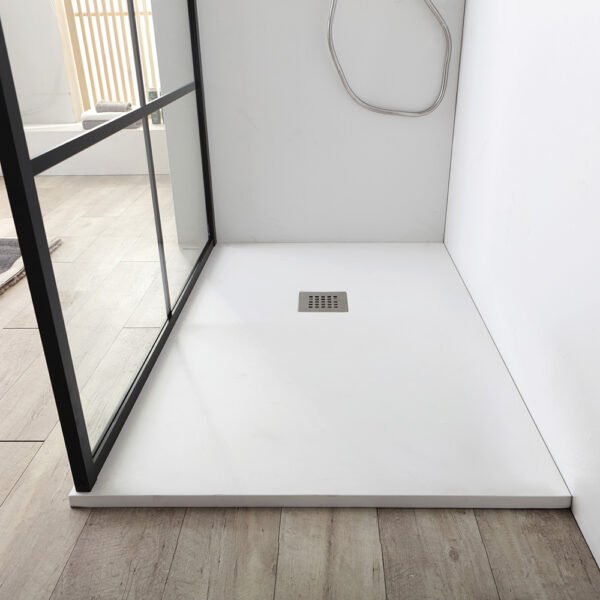 Piatto doccia Plan marmo resina Tamanaco, vista aggiuntiva 1, per arredo bagno – Tuttidea