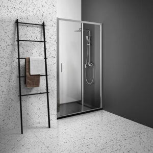 Box doccia Nicchia porta scorrevole vetro temperato da 6mm Collezione PSCQUICK Tamanaco