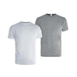 Set 2 magliette bianco/grigio K-Shirt Kapriol