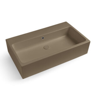 Camaleo lavabo in ceramica 60/80/100 x 46 cm Terra Matt Acquaceramica Colavene