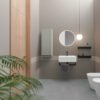 Mobile bagno completo con lavabo in ceramica Collezione Camaleo 10 Acquaceramica Colavene, vista principale, per arredo bagno – Tuttidea