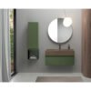 Mobile bagno completo con lavabo in ceramica Collezione Camaleo 8 Acquaceramica Colavene, vista principale, per arredo bagno – Tuttidea