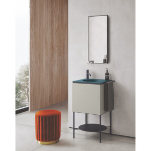 20.20 #7 Lavabo in ceramica con mobile Cubo Acquaceramica Colavene