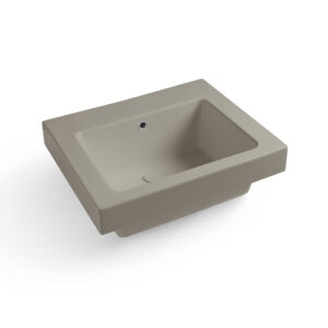 Alaqua lavabo in ceramica Monocolore 60/70 x 50 cm Matera Matt Acquaceramica Colavene