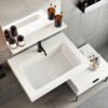 Cassetto con struttura in acciaio inox Collezione Alaqua 7 Acquaceramica Colavene, vista alternativa, per arredo bagno e arredo lavanderia – Tuttidea