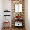 Composizione arredo bagno con lavabo in ceramica e struttura Ciotole Colavene per arredo bagno – Tuttidea