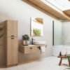 Composizione arredo bagno con lavabo e mobile sospeso Acquaceramica Colavene per arredo bagno – Tuttidea
