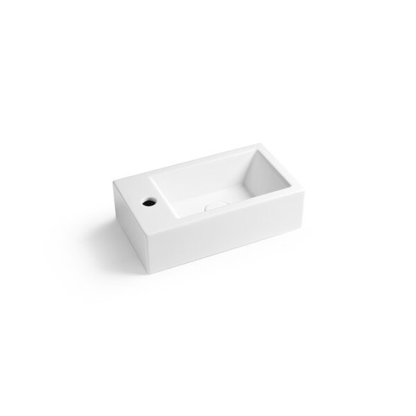 Lavabo in ceramica 45x25 cm Mini Lavabi Acquaceramica Colavene per arredo bagno – Tuttidea