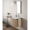 Lavabo in ceramica con mobile Cubo sospeso 20.20 composizione 6 Acquaceramica Colavene per arredo bagno – Tuttidea