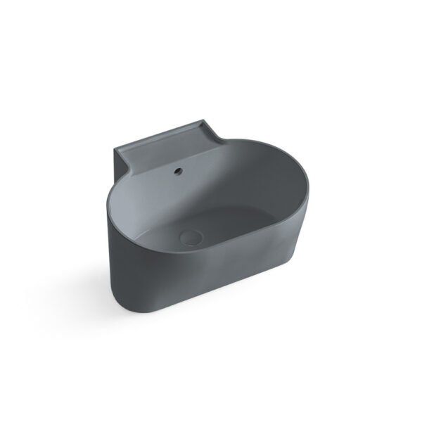 Lavabo in ceramica Grigio Matt della collezione Tino e Tina Acquaceramica Colavene per arredo bagno e arredo lavanderia – Tuttidea