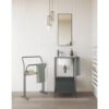Lavabo in ceramica con struttura Pilotì 20.20 composizione 5 Acquaceramica Colavene per arredo bagno – Tuttidea