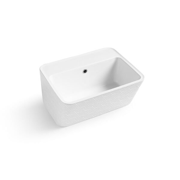 Lavabo in ceramica Wynn Grafika 4 Acquaceramica Colavene, vista prodotto per arredo bagno e arredo lavanderia – Tuttidea