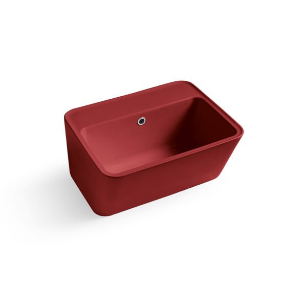 Lavabo in ceramica Colavene Collezione Wynn, variante Vinaccia Lucido, per arredo bagno e arredo lavanderia – Tuttidea