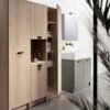 Lavabo da appoggio o sospeso in ceramica Collezione Volant Bianco Acquaceramica Colavene, vista principale, per arredo bagno e arredo lavanderia – Tuttidea