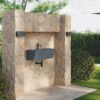 Lavabo sospeso in ceramica della Collezione Wynn 7 Acquaceramica Colavene in ambientazione per arredo bagno e arredo lavanderia – Tuttidea