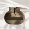 Lavabo sospeso in ceramica Terra Matt con sifone Collezione Tino e Tina 6 Acquaceramica Colavene, vista alternativa, per arredo bagno e arredo lavanderia – Tuttidea