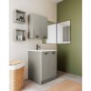 Mobile bagno con lavabo in ceramica Large Acquaceramica Colavene, composizione 3 per arredo bagno e arredo lavanderia – Tuttidea
