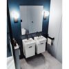 Composizione con mobile bagno e lavabo in ceramica Mini Lavabi Acquaceramica Colavene in ambiente di arredo bagno – Tuttidea