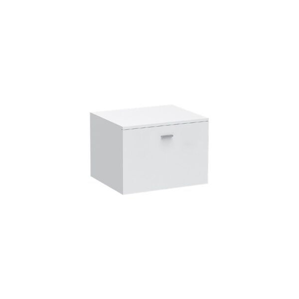 Mobile bagno sospeso con un cassetto della Collezione Volant Acquaceramica Colavene per arredo bagno e arredo lavanderia – Tuttidea