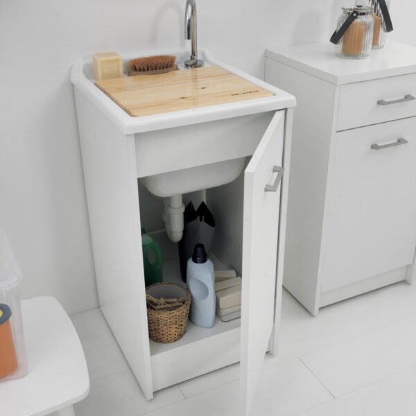Mobile lavatoio 45×50×H86 cm Domestica Colavene per arredo lavanderia – Tuttidea