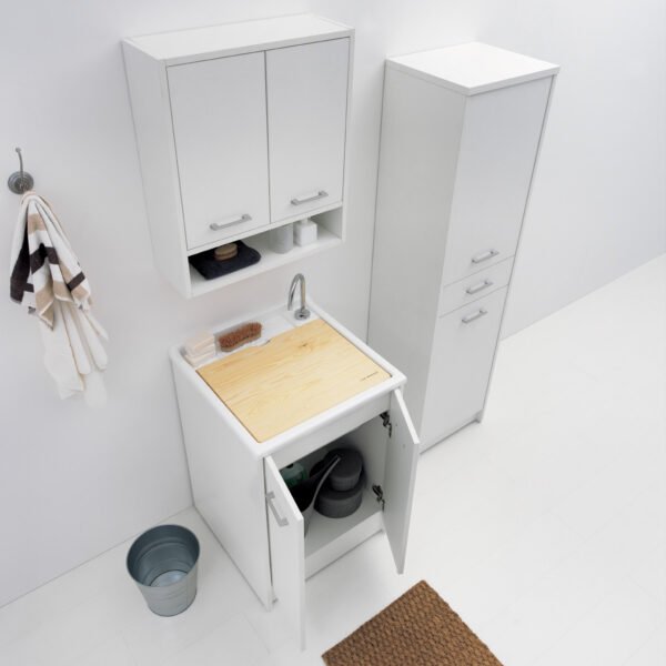 Mobile lavatoio 60×60×H86 cm Domestica Colavene per arredo lavanderia – Tuttidea