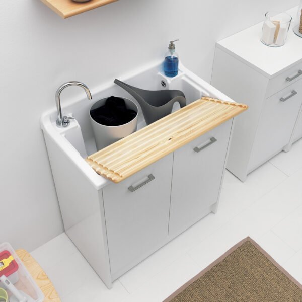Mobile lavatoio 80×45×H86 cm Domestica Colavene per arredo lavanderia – Tuttidea