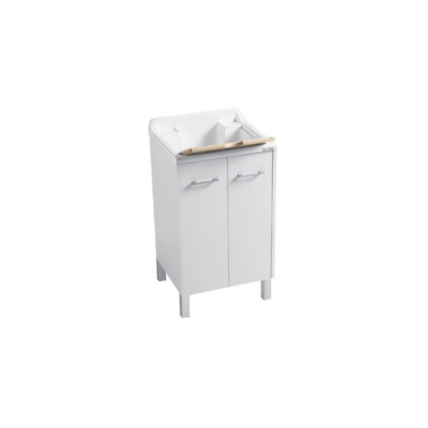 Mobile lavatoio con piedini 50×50×H86 cm Domestica Colavene per arredo lavanderia – Tuttidea