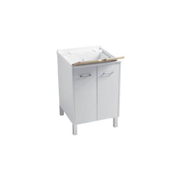 Mobile lavatoio con piedini 60×60×H86 cm Domestica Colavene per arredo lavanderia – Tuttidea