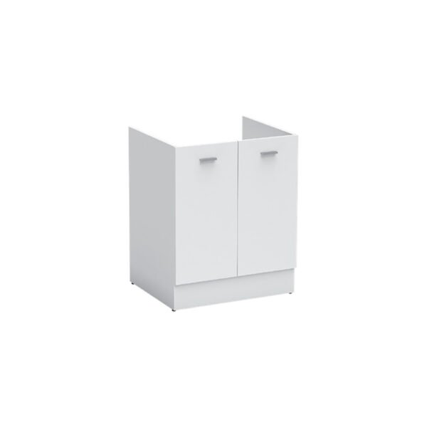 Mobile per lavabo a terra con due ante e ripiano 60 o 75 cm della Collezione Volant Acquaceramica Colavene per arredo bagno e arredo lavanderia – Tuttidea