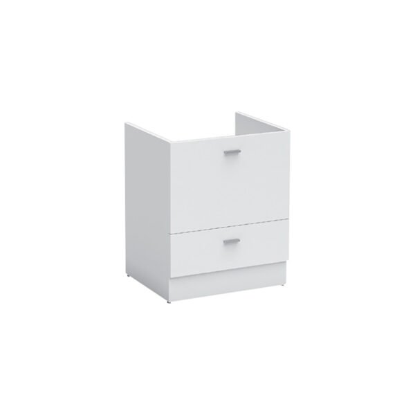 Mobile per lavabo a terra con due cassetti della Collezione Volant Acquaceramica Colavene per arredo bagno e arredo lavanderia – Tuttidea