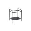 Struttura quadrello con piano in metallo Collezione Volant Acquaceramica Colavene, vista principale, per arredo bagno e arredo lavanderia – Tuttidea