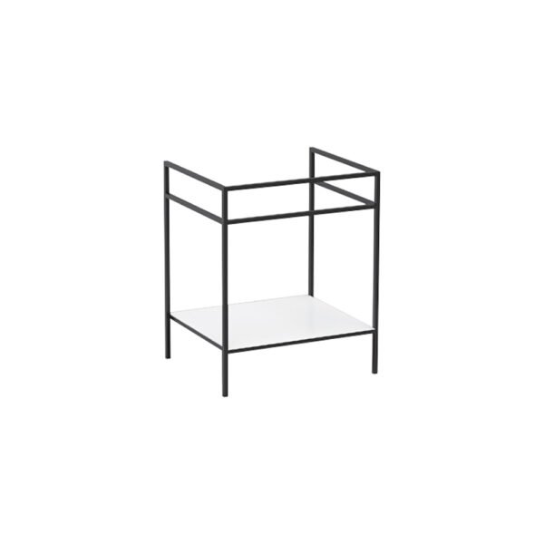 Struttura quadrello con piano in legno Cento Colavene Acquaceramica Colavene per arredo bagno – Tuttidea