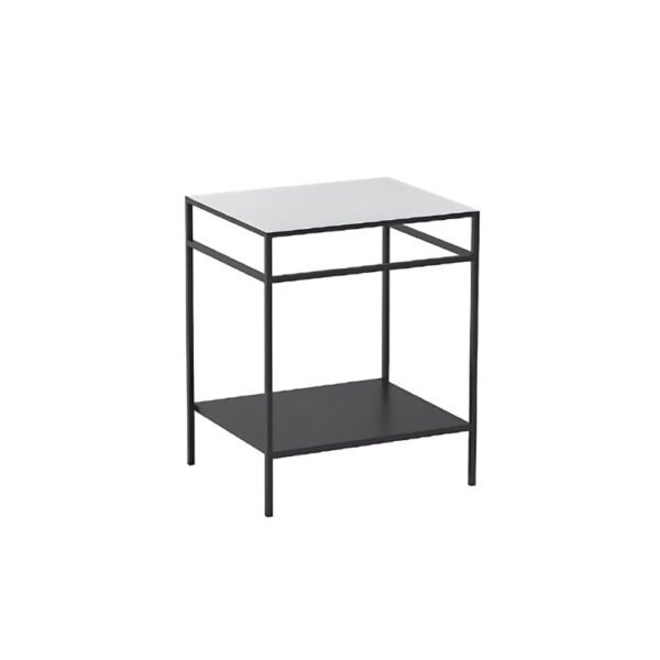 Struttura quadrello con piano in metallo della collezione Ciotole Acquaceramica Colavene per arredo bagno – Tuttidea