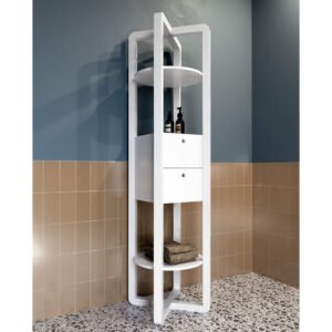 Colonna bagno/lavanderia in legno massello Acquaceramica Colavene
