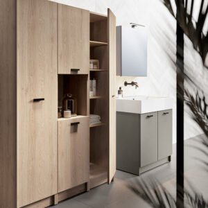 Colonna bagno/lavanderia portascopa a terra 60x38xh177 cm Acquaceramica Colavene