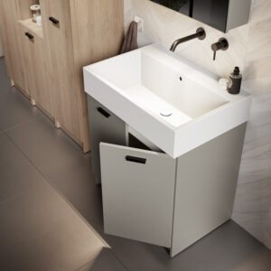 Mobile bagno completo a terra con lavabo in ceramica Colavene Acquaceramica Volant #2