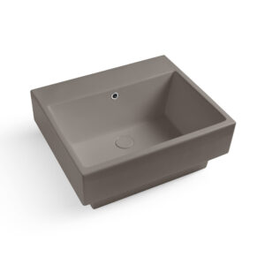 Volant lavabo in ceramica monocolore 45/50/60/75 x 50 cm Siena Matt Acquaceramica Colavene