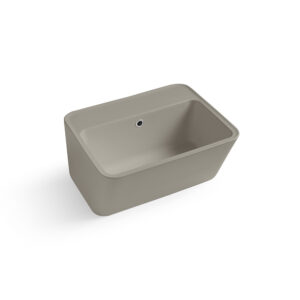 Wynn lavabo in ceramica monocolore 50/60/70 cm Matera Matt Acquaceramica Colavene