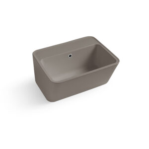 Wynn lavabo in ceramica monocolore 50/60/70 cm Siena Matt Acquaceramica Colavene