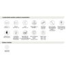 Vasca da bagno con idromassaggio 150x150 cm Niagara Colacril