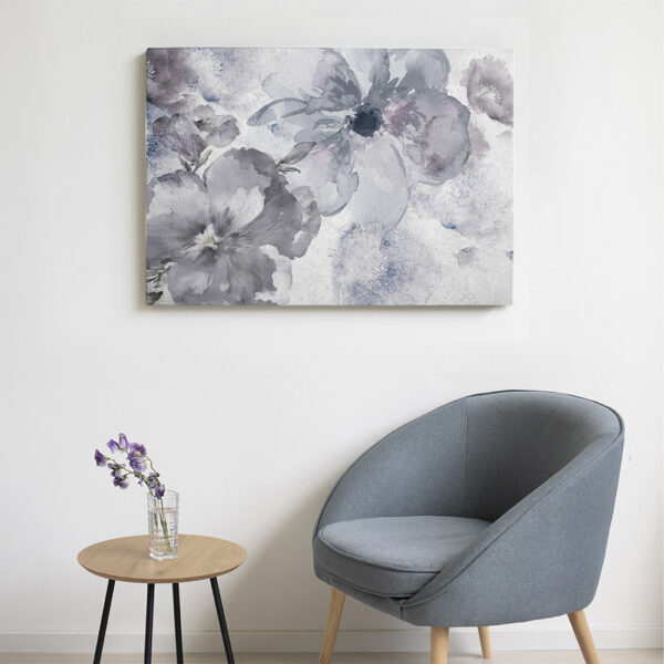 Quadro Stampa su Tela, Alluminio o Plexiglass Fiori Lilla Telligraf