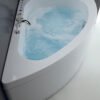 Vasca da bagno asimmetrica con idromassaggio Sharm Colacril per arredo bagno – Tuttidea